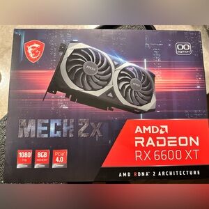 MSI MECH 2X AMD Radeon RX 6600 with Dual Fans